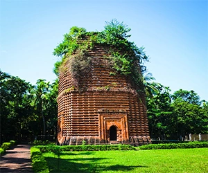 Kodla Math terracotta temple in Khulna, Bangladesh.